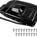 265-854 Transmission Oil Pan with Gasket and Drain Plug and 21*Screw Compatible with Ford Expedition F150 F-250/F-350 Super Duty Lobo Mustang and Lincoln Mark LT Navigator