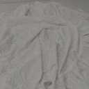 patdrea Vintage Ruffle Tablecloth for Round Tables, Farmhouse Embroidered Cotton White Lace Table Cloth Cover Decor for Dining Room Wedding Banquet Thanksgiving Christmas, Diameter 51"