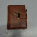 yiijay Small Wallet Women RFID Blocking Leather Bifold Wallet Credit Card Holder for Women Ladies Compact Wallet Mini Purse With Zipper Pocket
