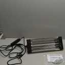 450W Heat Lamp for Chickens, Large Chicken Coop Heater, Carbon Fiber Chicks Brooder Heaters Plate, Adjust 5 Mode Temp&Time&Hanging Height, 9.8 Ft Cord Heater for Poultry Livestock Heating