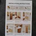 52.76" Tall Narrow Bathroom Storage Cabinet with Doors and Adjustable Shelves Plastic Slim Bathroom Storage Organizers Small Space Saver for Laundry Room Dorm Kitchen Quick Assembly, White