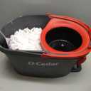 O-Cedar EasyWring Microfiber Spin Mop & Bucket Floor Cleaning System + 2 Extra Refills, Red/Gray