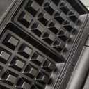 BD Waffle Iron Morning Station (Compact Design, Black/Silver)