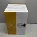 Vega Flush Mount - 1-Light, 60W Type A15, 8" Wide, Clear Glass, Black Finish, Versatile Design for Hallways, Bathrooms