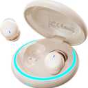 NE92 Sleep Earbuds, Ultra-Mini Side Sleeper Earbuds 3g, Bluetooth 6.0, 40Hrs, Hi-Fi Stereo Sound Mini Invisible Earplugs for Side Sleepers Small Ear Buds, Wireless Headphones for Travel & Busines