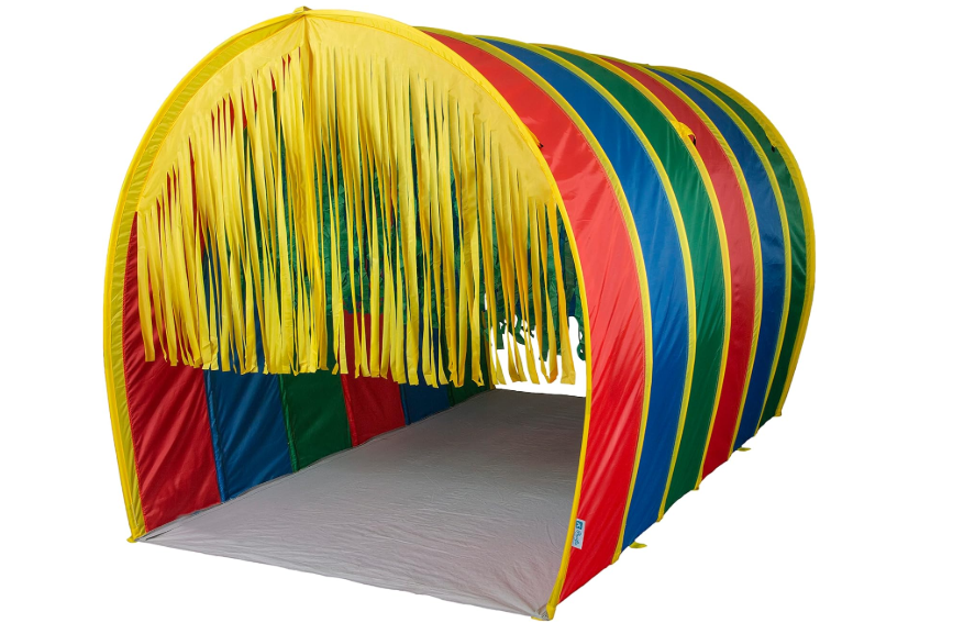 Pacific Play Tents 95100 Kids Tickle Me 9.5-Foot Giant Institutional Crawl Play Tunnel, 9.5" x 5.5' x 6'