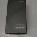 Flendy Gravity Electric Salt and Pepper Grinder Set Rechargeable, Automatic Salt and Pepper Grinder Set with USB C Charging Base, Gravity Salt and Pepper Shakers Set Electric