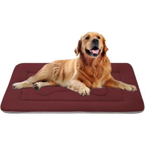 Dog Bed Large Crate Mat 42 in Non-Slip Washable Soft Mattress Kennel Pads