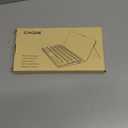 CACOE Wireless Keyboard with Stand, Mini Keyboard for Cell Phone, Ultra-Slim Portable, Foldable, Dual-Channel QWERTY with Stand Holder for Smartphone and More iOS Android Windows, Black