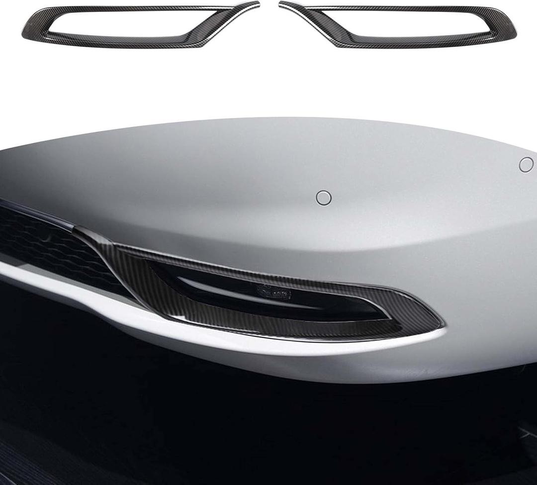 RT-TCZ Front Fog Lights Covers for Chrysler 300/300C 2015+ Carbon Fiber