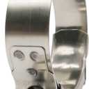 ROADFORMER 3" T-Bolt Hose O.D. Clamp: 71mm - 79mm (2.81" - 3.11") Hose Clamp for 3 inch Hose O.D., Stainless Steel Bolt and Band, Floating Bridge and Nylon Insert Locknut, 2 Pack