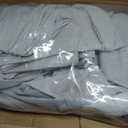 Sofa Covers Compatible with IKEA Ektorp 3 Three Seat Sofa Slipcovers (Polyester Flax Light Gray)