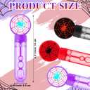 24 Pcs Spider Web Bubble Wands Mini Bubble Party Favor for Birthday Goodie Bag Stuffer Filler Reward Gifts Outdoor Summer Favors