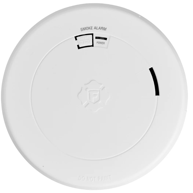 10-Year Battery Smoke Alarm with Slim Profile Design, Feb 04 2026