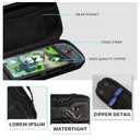 Pequecom Hard Carrying Case for Nintendo Switch 2 (2025) - 3-in-1 Starter Kit with 2 Screen Protectors & Secure Straps, Shockproof Travel Storage Shell Pouch, Portable Console Organizer, Black