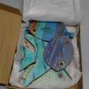 10 Pcs Fish Wall Decor Wood School of Fish Wall Decor Beach Theme Bathroom Decoration Wooden Nautical Coastal Pictures Home Hanging Art Summer Coastal Gift