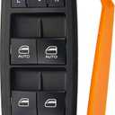 Power Window Switch.11 Metal Pins.Fits for 2016-2018 Ram 1500 2500 3500,2019-2021 Ram 1500 Classic.Driver Side Control Door vidrios Master Switch. Replaces 56046826AC (Green Light)