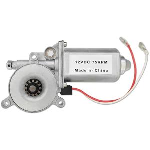 266149 RV Power Awning Motor Compatible with Solera Power Awnings Including Flat, pitched and Short Assemblies, 12-Volt DC and 75-RPM,with Dual Connectors