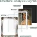 Silver Picture Frame 8x10 Vintage Victorian Picture Frames Antique Gothic Baroque Ornate for Wall or Tabletop Display, Fits 8x10 or 5x7 Photo with Mat