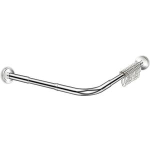 L Shaped Shower Curtain Rod - Curved Shower Curtain Rod Adjustable 29.53"-37.40" (75cm-95cm) (29.52"-37.40"x29.52"-37.40")