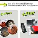 Mud Guard fit for Toyota Tacoma Pickup 2005-2015, No Drilling Required Splash Guards Bendable Mud Guard for Car,Front & Rear 4PCS MudFlaps