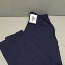 COMENII Scrub Pants for Women, High-Rise Skinny Scrubs for Women with 6 Pockets, Soft Stretch Womens Scrubs (Small, Navy)