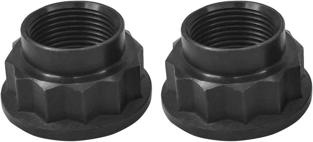 2PCS Front Wheel Axle Shaft Nut Hub Driveshaft Nuts Compatible with Toyota Lexus Scion OEM 90177-22001 90080-17238