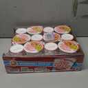 Nissin Cup Noodles Soup, Beef Flavor, Microwaveable Paper Cups, Instant Ramen, 2.25 Ounce (Pack of 12) (EXP 02/11/27)