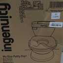 Ingenuity My Size Potty Pro 2-in-1 Potty Training Toilet, Floor Potty with Removable Potty Seat for Standard Toilets, Realistic Flushing Sound, For Toddlers Ages 18+ months, Up to 50 lb