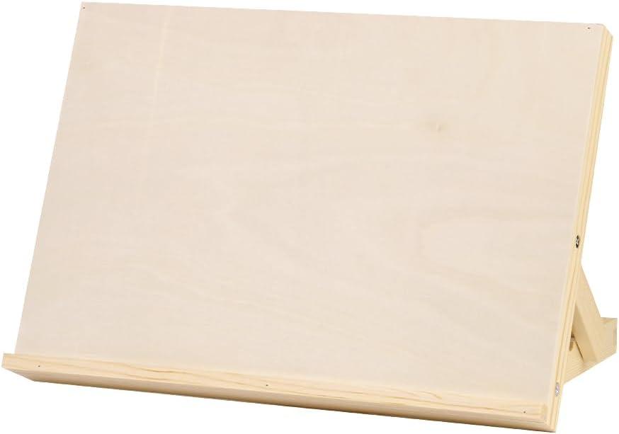 Desktop Easel, Easel for Painting, Wooden Adjustable Display Stand for Painting & Drawing - 13x9 Inch (A4) Tabletop Easel Holds Canvas, Books, Artwork, and Photos