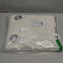 NICETOWN Natural Linen Curtains 84 inch Long 2 Panels Set, Grommet Top Thick Linen Burlap Semi Sheer Vertical Drapes Privacy Assured with Light Filtering for Bedroom/Living Room, W55 x L84