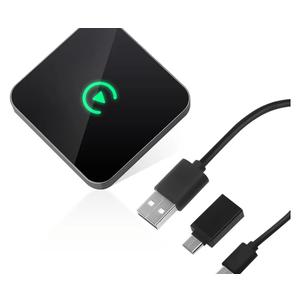 Wireless CarPlay Adapter,Convert OEM Wired to Wireless Car Play Dongle Fit for Cars 2015+ & for Apple iPhone iOS 10+,Innovative Seamless Control Plug & Play