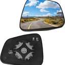 Passenger Side Mirror Replacement Glass for Buick Encore 2013-2016 Chevrolet Trax 2015-2020,Automotive Exterior Heated Right Side View Mirror Glass for Buick Encore & Chevrolet Trax(SKOUIO 01-S)