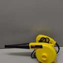 Corded Electric Leaf Blower,2 in 1 Small Handheld Lightweight Sweeper/Vacuum,110V 400W Portbale Blower for Leaf/Snow/Dust Blowing (Yellow)