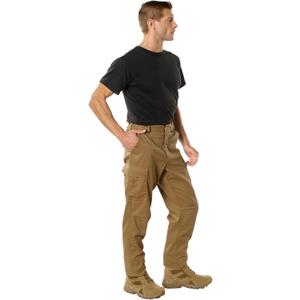 Rothco Camo Tactical BDU Pants Camo Cargo Pants (X-Large, Coyote Brown)