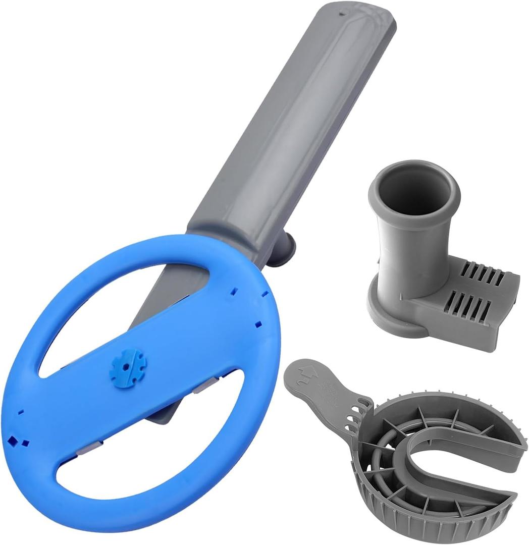 Showingo 5304507158 Dishwasher Lower Spray Arm Assembly Replacement for Frigidaire with 5304518968 Spray Arm Support & 5304506518 Drain Trap Filter, Replaces AP6036393 154821902 154821903 5304498139