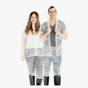 Coleman Peva Rainsuit, Clear, XL