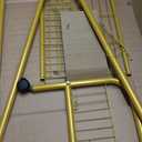 Clothes Rack with Storage Shelves, Heavy - Duty Garment Rack with Wheels for Bedroom, Living Room, Laundry Room Organization (23in/60cm, Gold)