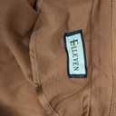 ELLEVEN Women’s Business Casual Open Front Blazers, Stretchy Knit Long Sleeve Blazer Work Office Suit Jackets (Brown, XXL)