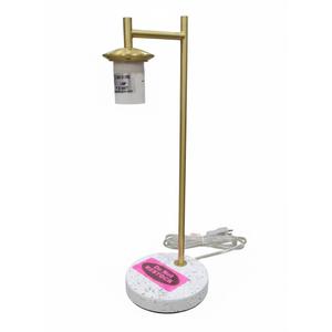 Stunning Mid Century Holtkotter Extendable 18”- 26” Table Lamp in Brushed Brass