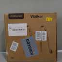 Walkers for Seniors, One-Hand Folding, 8 Height Adjustments, Walkers with Wheels, 2 Skis and 5" Wheels, Lightweight Walker for Seniors, Standard Walkers for Seniors, Aluminum Frame, Frosted Silver