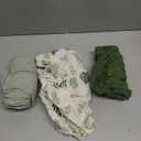 Coreeky 3 Pack Muslin Changing Pad Covers for Girl, Boy, 100% Soft Cotton Changing Table Cover, Breathable Baby Nursery Diaper Chang Pad Sheets (Leaf)