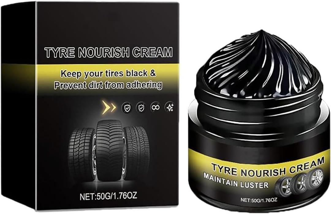 Tire Coating Paste, Tyre Nourish Cream, Powerful Wheel Cleaning Refurbish Wax Car Tire Retreading Wax Long-lasting Protection Against Dirt, Aging, and Dust Polishing Wheel Retreading Waxs.