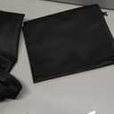 Quacc 2pcs Black Pump Barrier Bags with Drawstring Sturdy Pump Filter Mesh Bag Pond Fish Pond Filter Cover Bags Water Pump Filter Bags for Pond Fountain Pump (16.1" x 12.2")