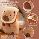 12 Inch Cute Capybara Plush Kawaii Soft Capybara Plush Doll Pillow with Bread Capybara Stuffed Aniamls Toys for Girls Kids Adults Birthdays Valentines Gift (Capybara Plush for Kids)
