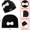 6 Pcs Polyester Chemo Turban Headwear Soft Cancer Headwear Elastic Chemo Hats for Women Head Scarf with Hair Loss