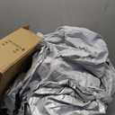 iCOVER Trailerable Boat Cover- 17'-19' Heavy Duty Waterproof Tarp Covers with Storage Bag, Fits V-Hull, Fish & Ski, Pro-Style, Fishing, Runabout, Bass Boats, up to 17ft-19ft Long X 96" Wide