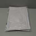 2 x Smiry Rectangle Table Cloth 60x84 Inch, Waterproof Wipeable Vinyl Tablecloths Protector, Oil Spill Proof Plastic Table Cover for Dining, Picnic, Camping, Outdoor, White
