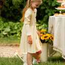 PATPAT Baby & Toddler Girl Ribbed Knit Cotton Dress Versatile Sleeveless Summer Tank & Long Sleeve Fall Dress, Sizes 3M6Y