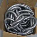 50 ft 3/4 Inch Reduced Wall Flexible Metal Conduit,Low Voltage, Galvanized Steel Outdoor Electrical Conduit for Greenfield Wiring, Cable Management